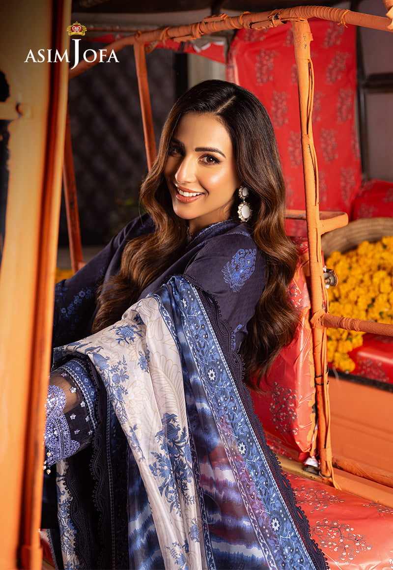 AJARP-09 EMBROIDERED JACQUARD STITCHED 3 PCS
