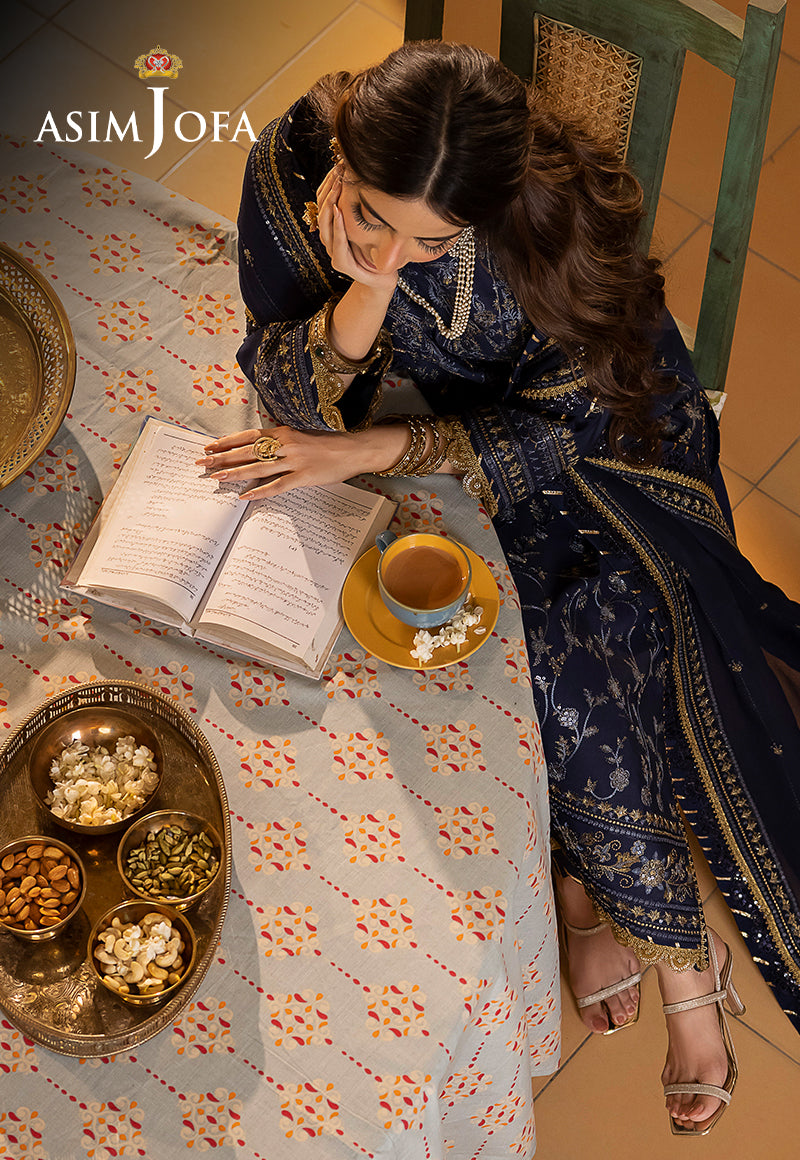 AJSW-30 EMBROIDERED POLY VISCOSE 3 PCS