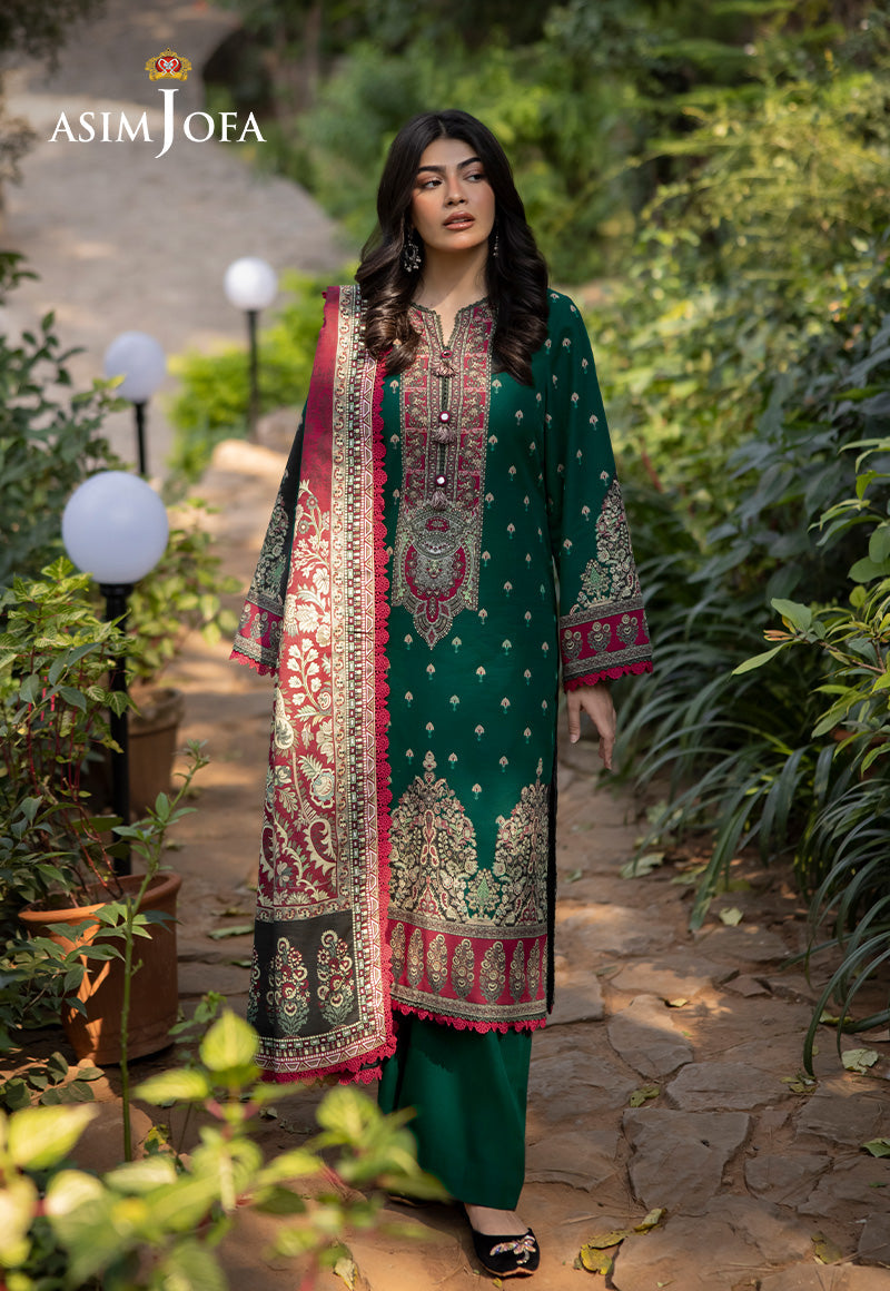 AJUW-40 PRINTED KHADDAR 3 Pcs