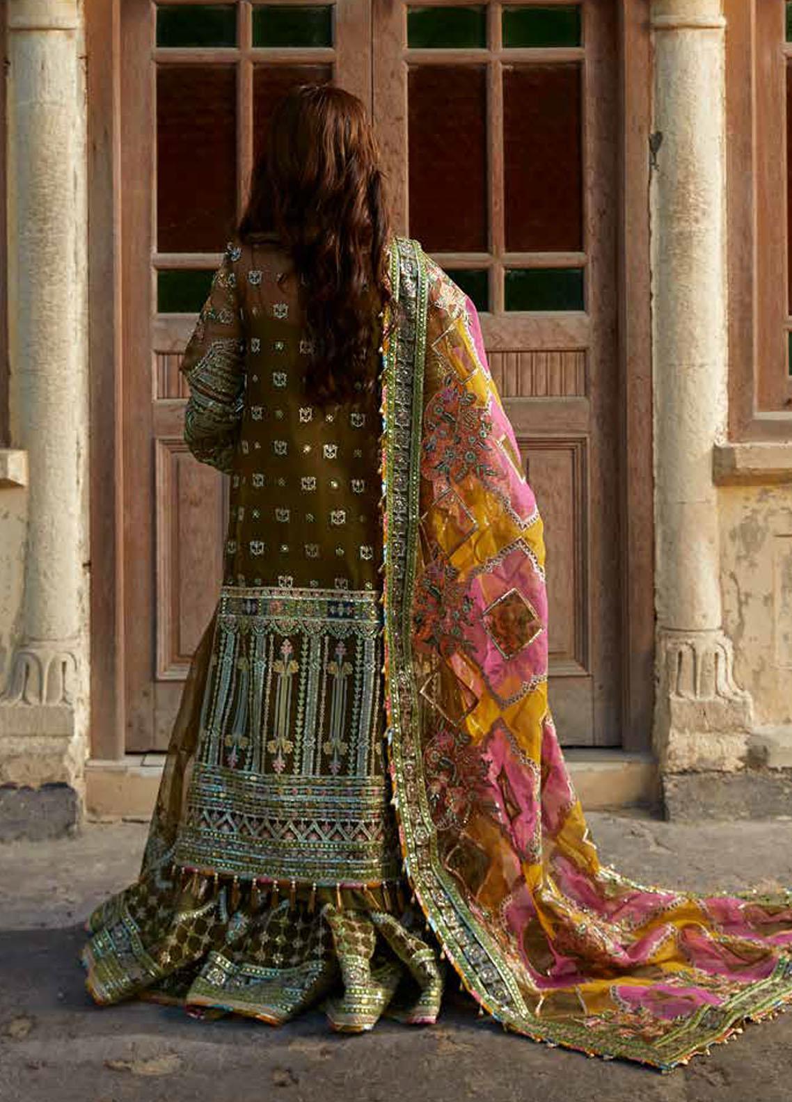 Sagar Kinaray By MNR Embroidered  Suits Unstitched 3 Piece MNR23SK ZWU23-18 VIRAAS - Wedding Collection