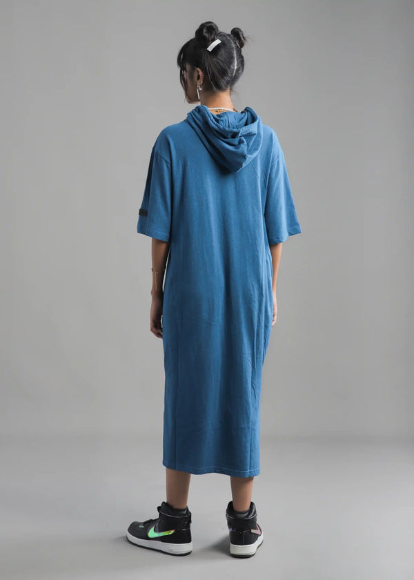 Street Hooded Tshirt Dress