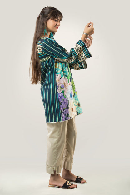 PRST-055 Digital Printed Lawn Shirt & Cotton Trouser