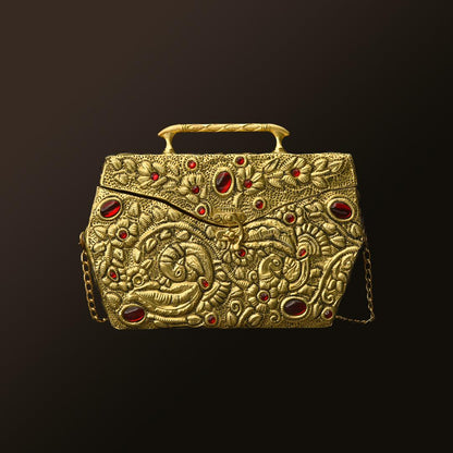 HAND BAGS GOLDEN