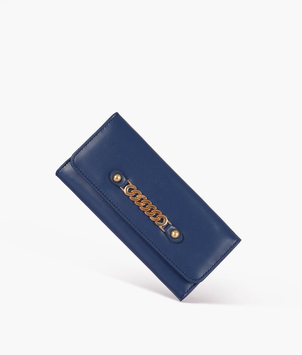 RTW Creation - Blue three-fold wallet