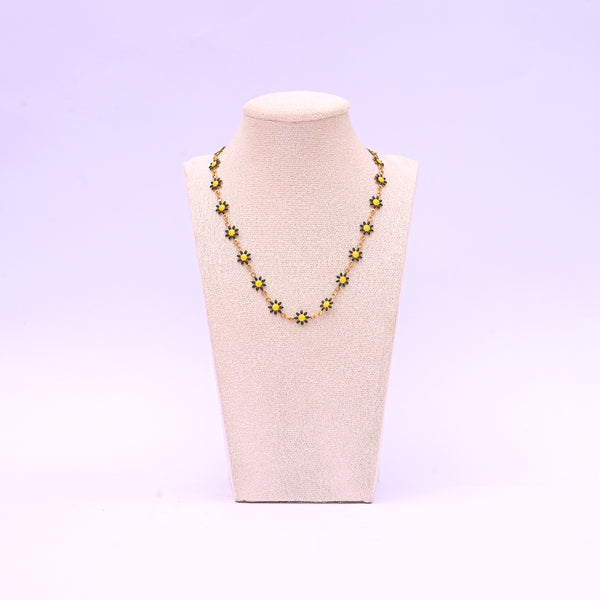 Wildflower Black Necklace