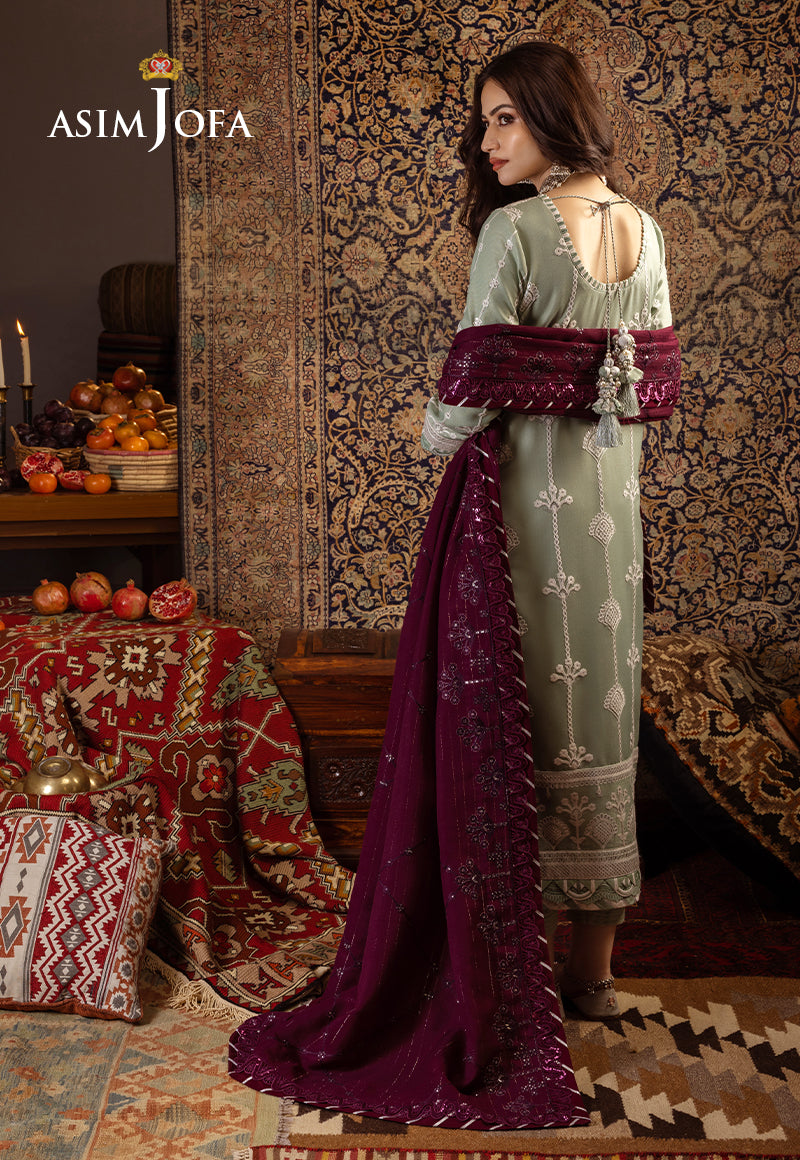 AJKT-01 EMBROIDERED TWILL 3 PCS