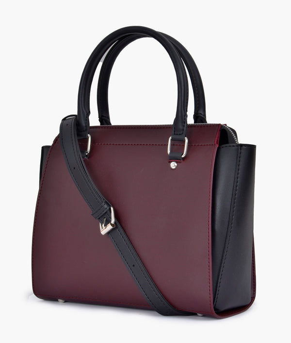 RTW Creation - Burgundy classic top-handle bag