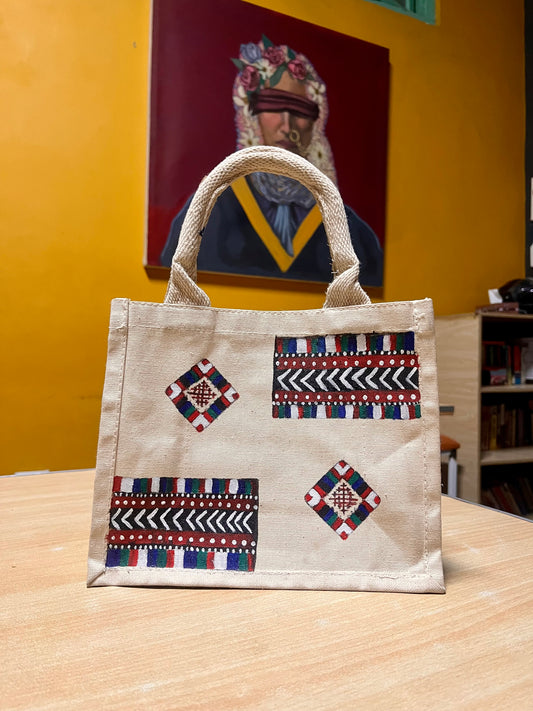 Gen Z Hand-Painted Tote Bag
