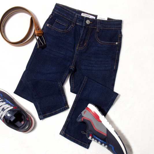 Baby Boy Mid Blue Denim Pant