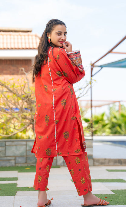 LAWN PRINTED SHIRT AND TROUSER, T-ALPRTW-028