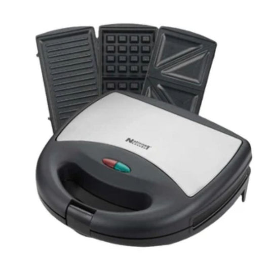 NEW 3 IN 1 SANDWICH MAKER 750W ( WAFFLE,GRILL AND SANDWICH PLATES )