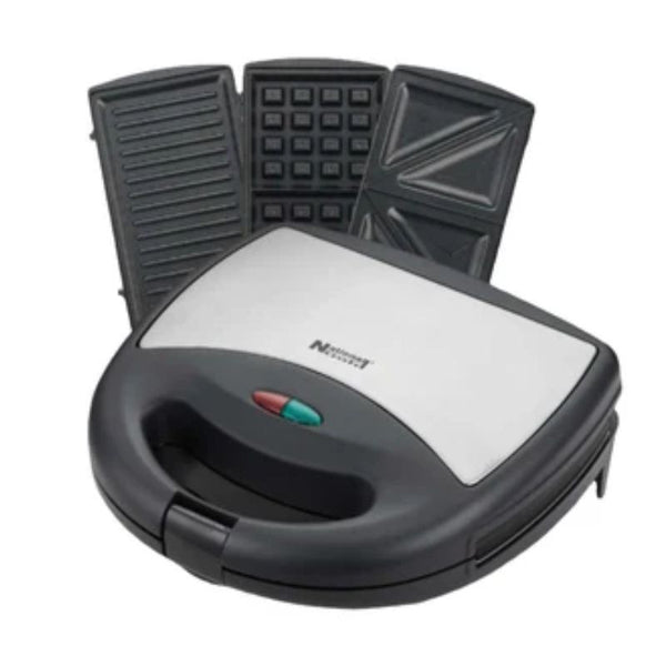 NEW 3 IN 1 SANDWICH MAKER 750W ( WAFFLE,GRILL AND SANDWICH PLATES )