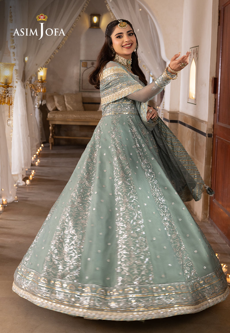AJSH-14 EMBROIDERED NET 3 PCS