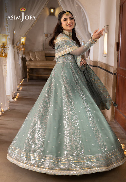 AJSH-14 EMBROIDERED NET 3 PCS