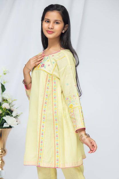2PCS Jacquard Suit Shirt & Cotton Trouser SKU: EMB-047