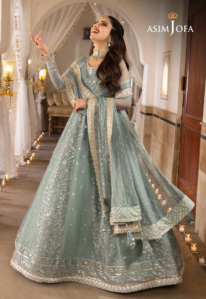 AJSH-14 EMBROIDERED NET 3 PCS
