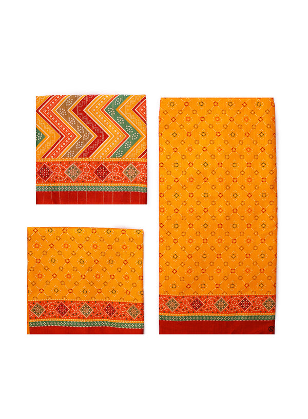 Bin Saeed Printed Khaddar Suits Unstitched 3 Piece - BS24K 06
