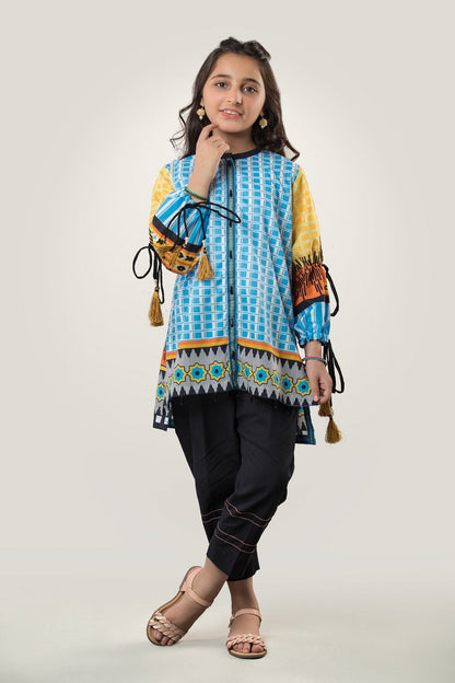 Digital Printed Lawn Shirt & Cotton Trouser SKU: PRST-065