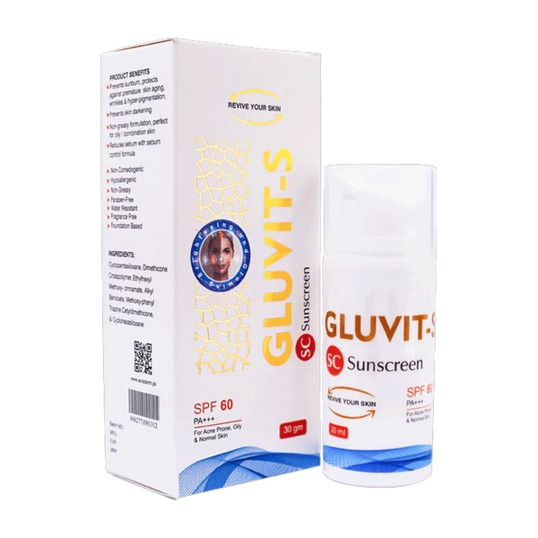 Gluvit-s Sc Sunscreen 30ml