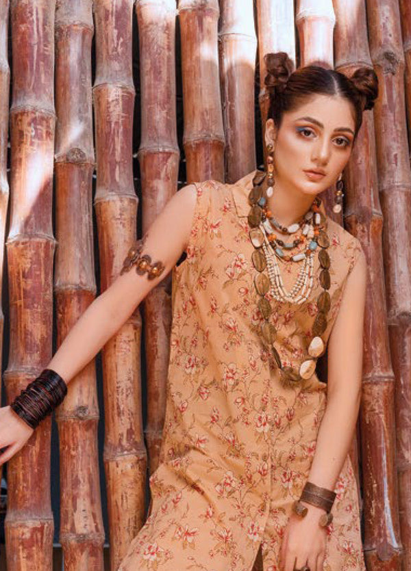 Gul Ahmed Printed Lawn Unstitched 2 Piece Suit - GA24EL TL-42006