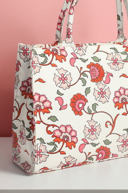 Stylish Printed Canvas Tote Bag
