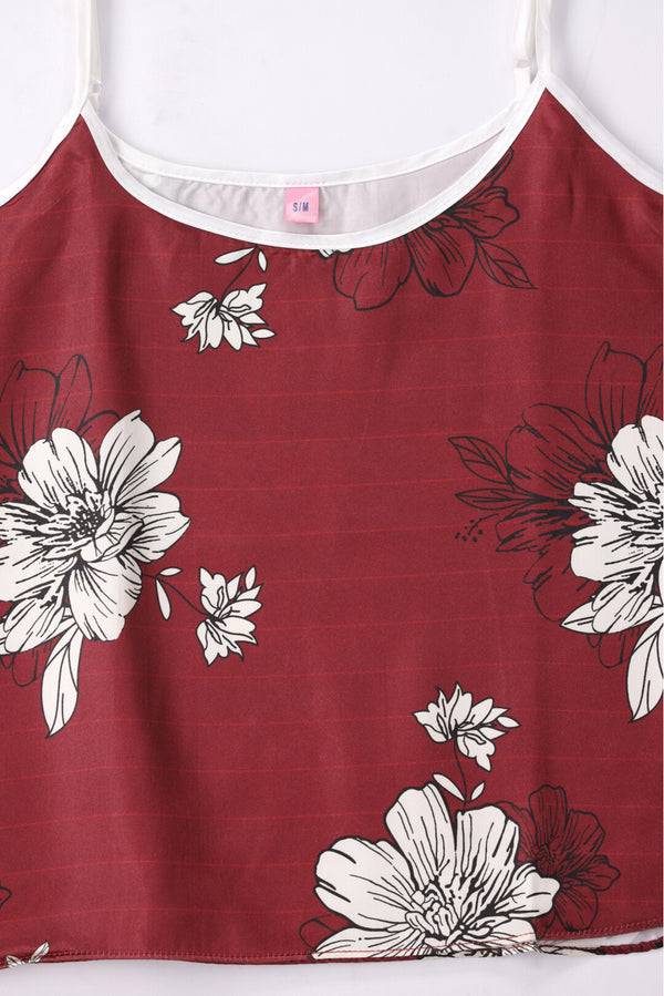 Valerie Women Premium 2pc MAROON Cami Set-VL-CAMI24-MAROON