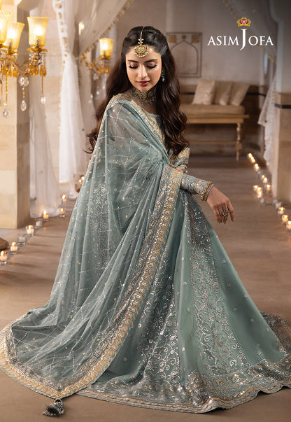 AJSH-14 EMBROIDERED NET 3 PCS