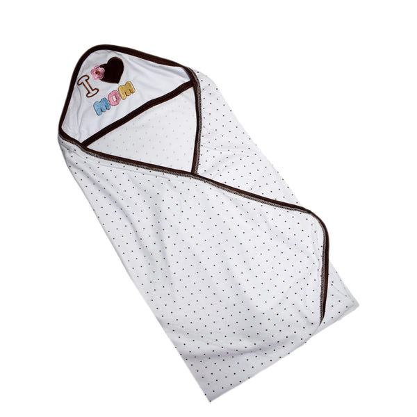 Printed Washable Swaddle Brown