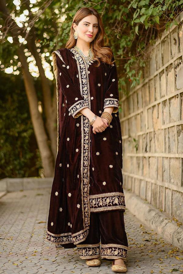 Velvet By Mannat Clothing Stitched Collection-Morni Nyla Raja