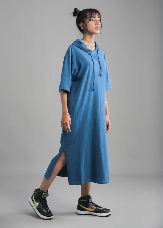 Street Hooded Tshirt Dress