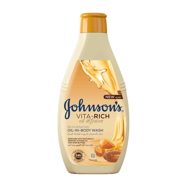 Johnsons Vita-Rich Rejuvenating Oil-In-Body Wash 400ml