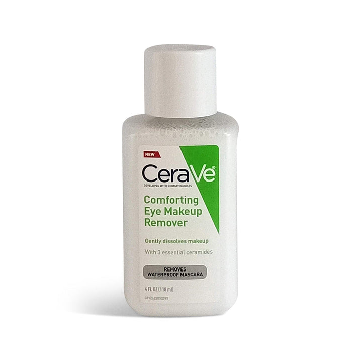 CeraVe Comforting Eye Makeup Remover 118ml â€“ Gentle Eye Cleanser with Ceramides and Hyaluronic Acid for Sensitive Skin