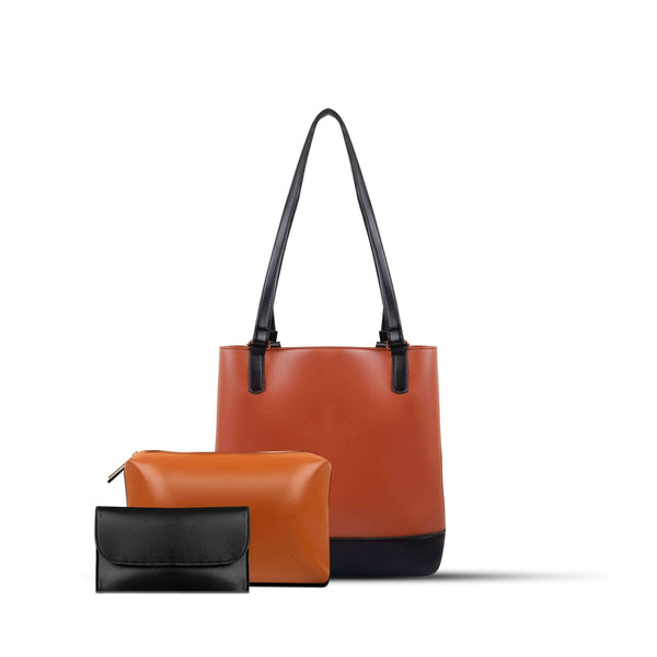 Bag X Sophia 3 Pcs Brown