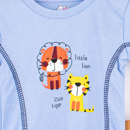 Baby Boy 2 Piece Set Blue Little Lion