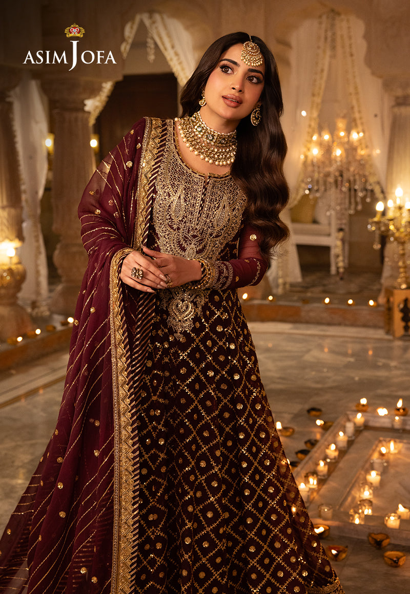 AJSH-04 EMBROIDERED CHIFFON 3 PCS
