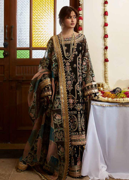 Sagar Kinaray By MNR Embroidered  Suits Unstitched 3 Piece MNR23SK ZWU23-22 BASGUL - Wedding Collection