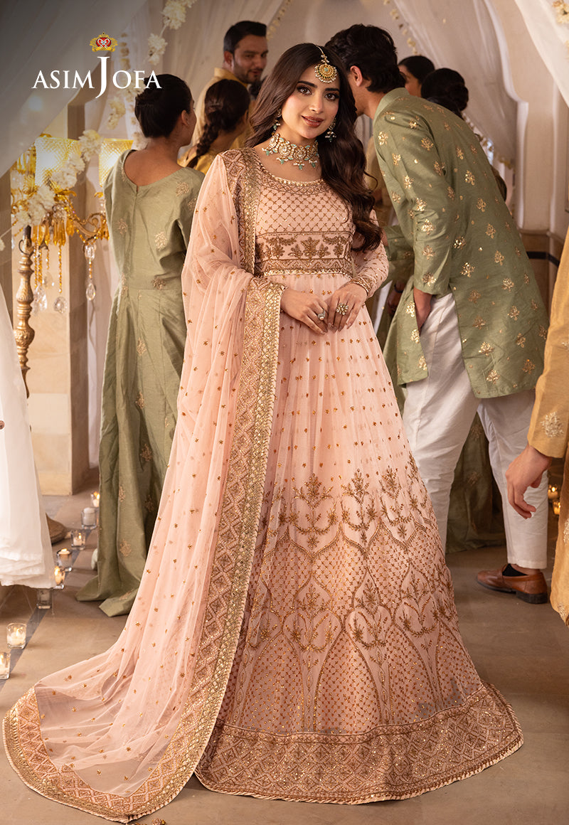 AJSH-15 EMBROIDERED NET 3 PCS
