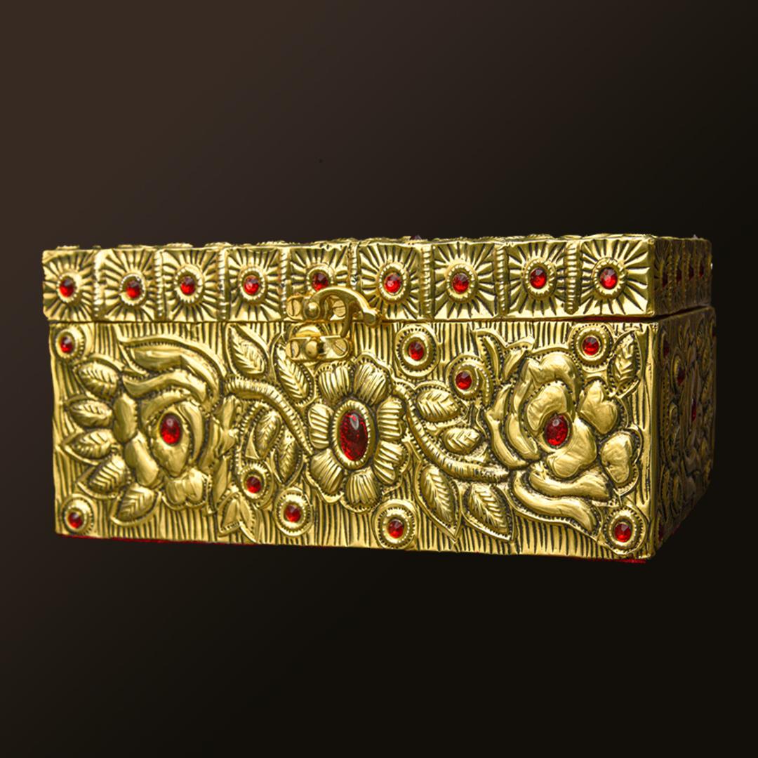 TISSUE BOX GOLDEN
