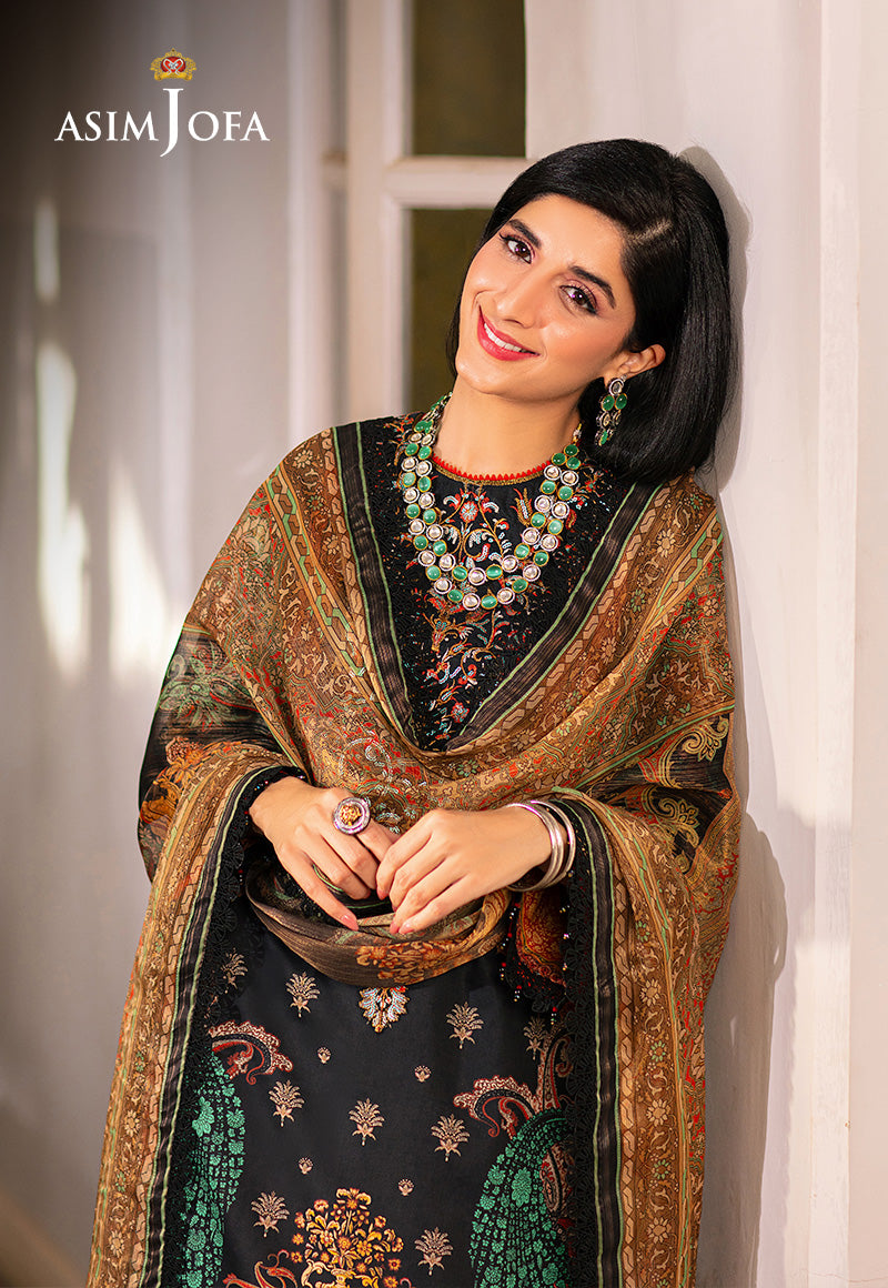 AJARP-18 PRINTED LAWN STITCHED 3 PCS