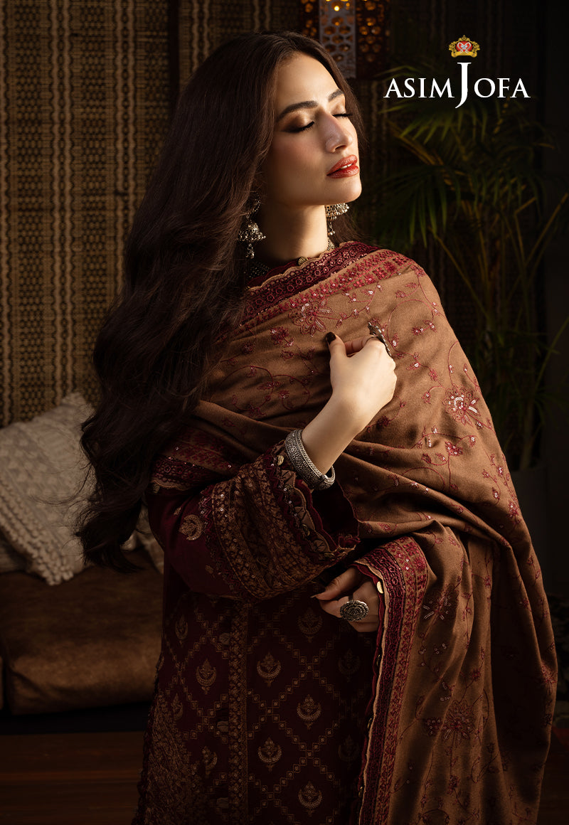 AJKT-06 EMBROIDERED COTTON KARANDI 3 PCS