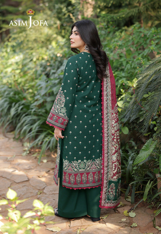 AJUW-40 PRINTED KHADDAR 3 Pcs