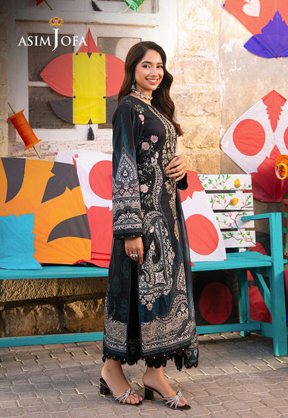 AJARP-10 EMBROIDERED JACQUARD STITCHED 3 PCS