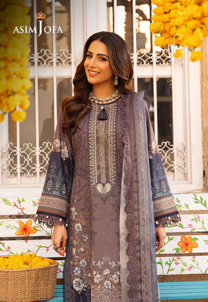 AJARP-07 EMBROIDERED JACQUARD STITCHED 3 PCS