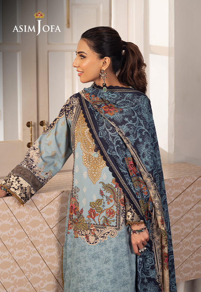 AJARP-27 PRINTED LAWN STITCHED 3 PCS