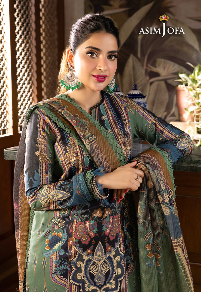 AJRWP-24 PRINTED PREMIUM WINTER COTTON STITCHED 3 PCS