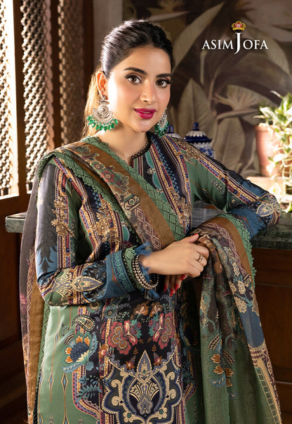 AJRWP-24 PRINTED PREMIUM WINTER COTTON STITCHED 3 PCS