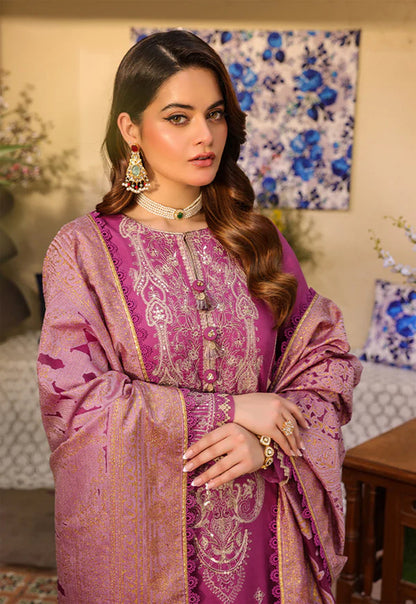 AJZB-07 EMBROIDERED CAMBRIC 3 PCS