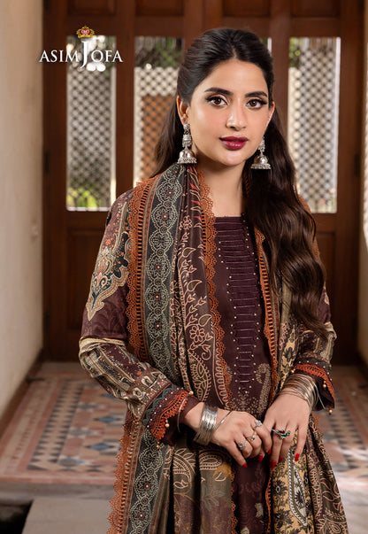 AJRWP-19 PRINTED PREMIUM WINTER COTTON STITCHED 3 PCS