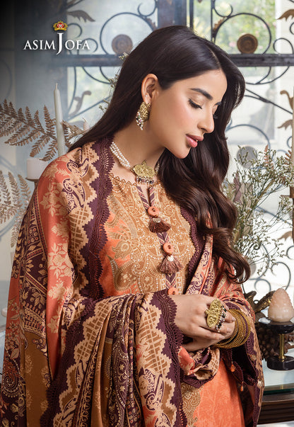AJIW-09 PRINTED KHADDAR 3 PCS