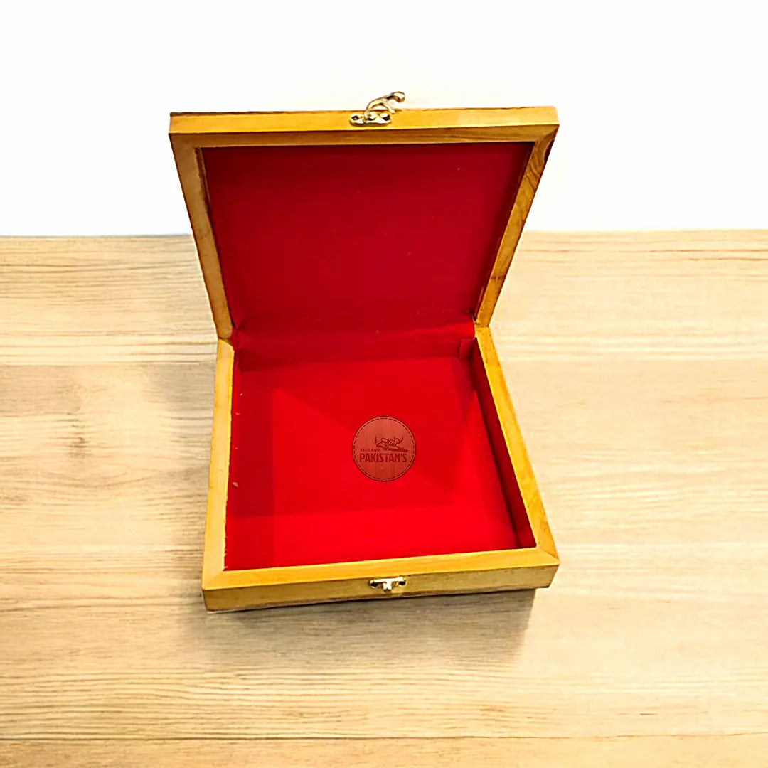 Elegant Jewellery Storage Box in Bayar Wood - Organize in Style